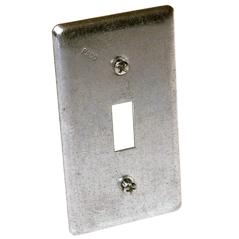 Handy Box Cover, Toggle Switch Type, Drawn, Metallic