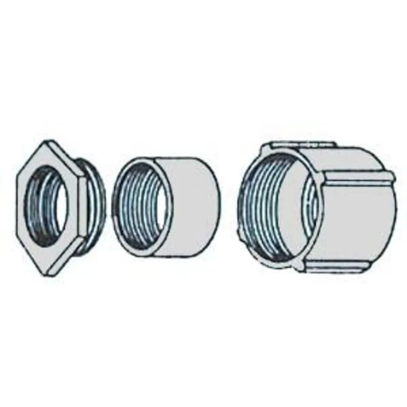 Rigid Three-Piece Coupling, 1-1/4", Threaded, Malleable