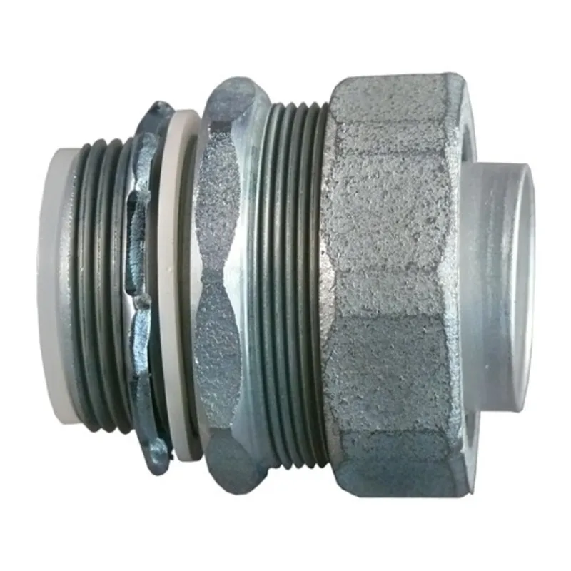 Liquidtight Connector, 1 1/4", Straight, Insulated Throat, Steel
