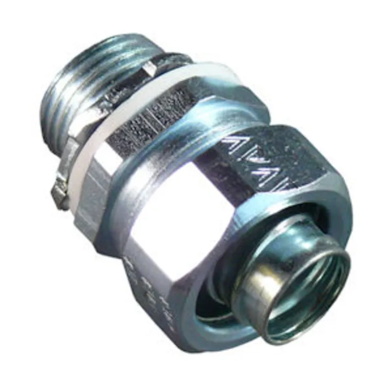 Liquidtight Connector, Straight, 3", Malleable Iron