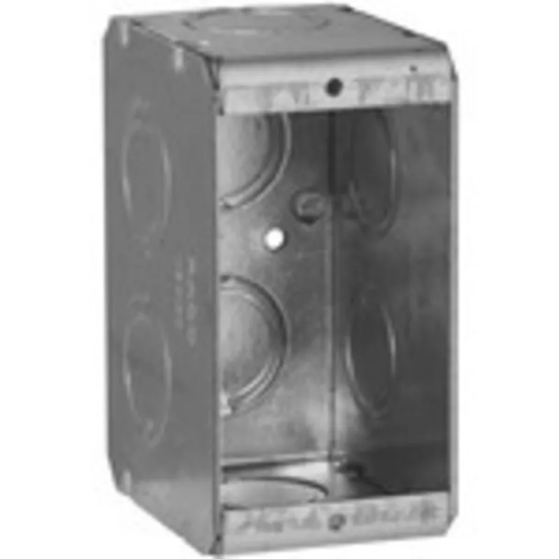 Masonry Box, 1-Gang, Metallic