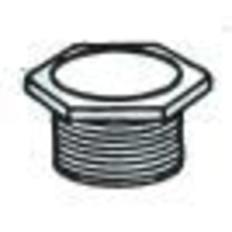 Chase Nipple, 3", Malleable Iron