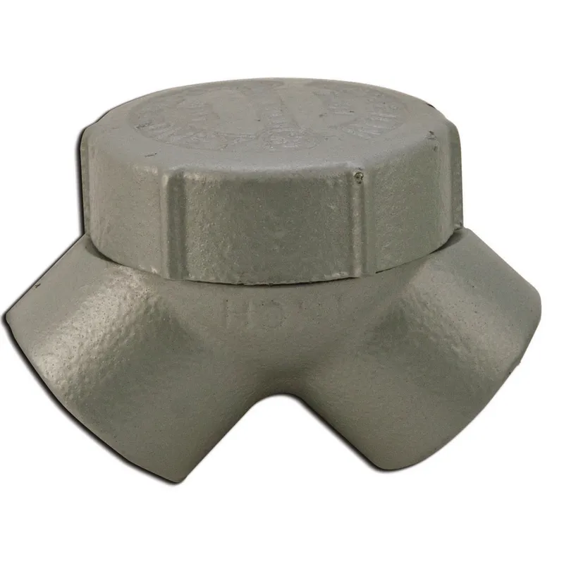 Pulling Elbow, Capped, 90°, 1", Explosion-Proof, Malleable Iron