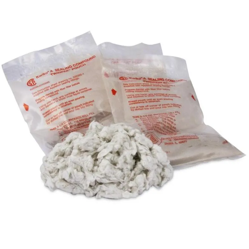 Kwiko A TwinPak Sealing Cement, 16.25 Ounce Cement/1 Ounce Fiber