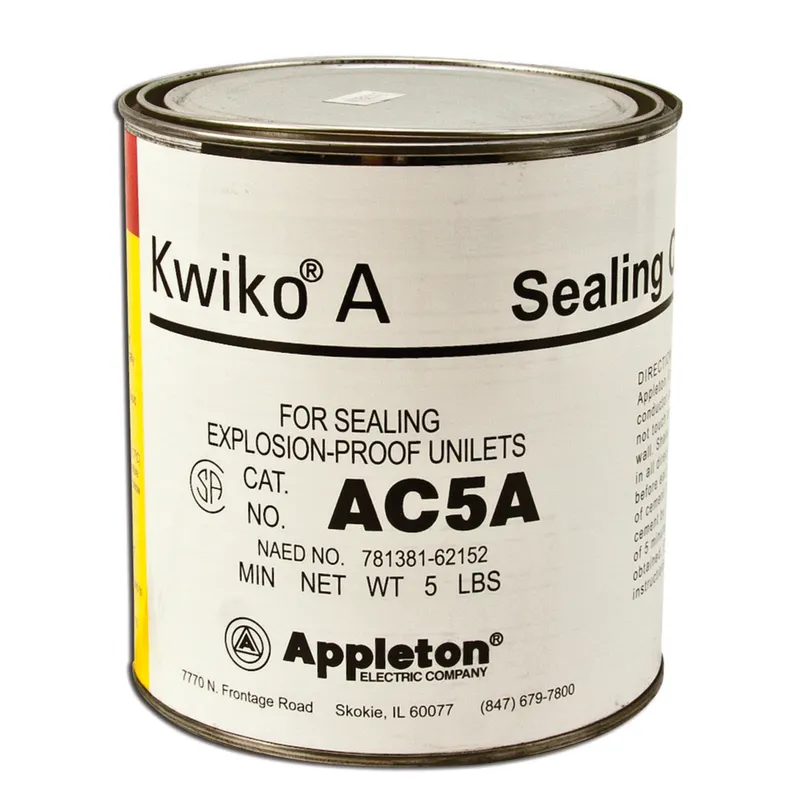 Sealing Cement, 80 Ounce/5 LB Can