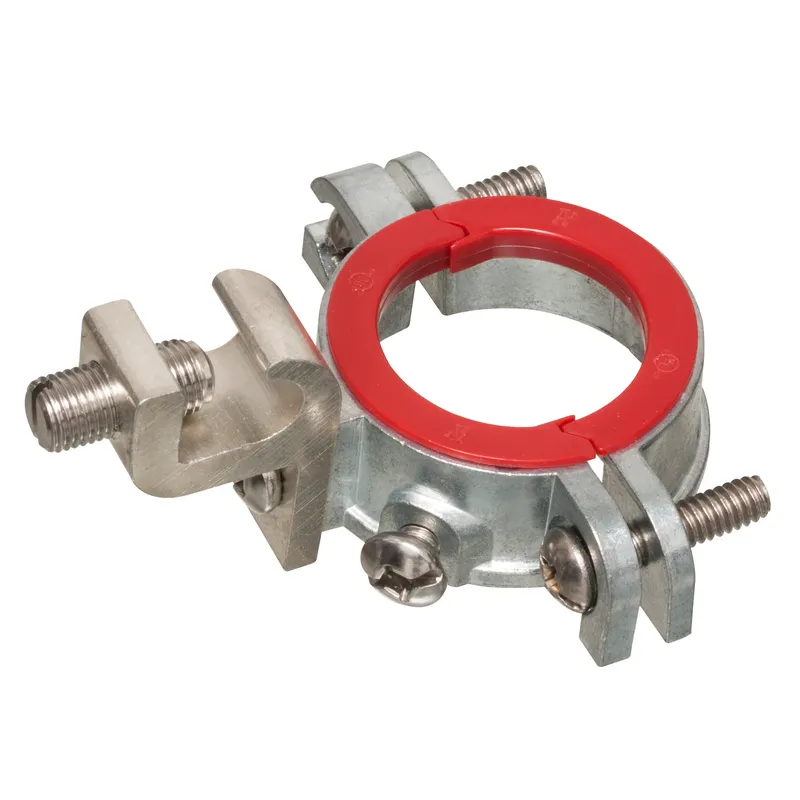Split Grounding Bushing, 2", 14 - 1/0 AWG, Zinc Die Cast