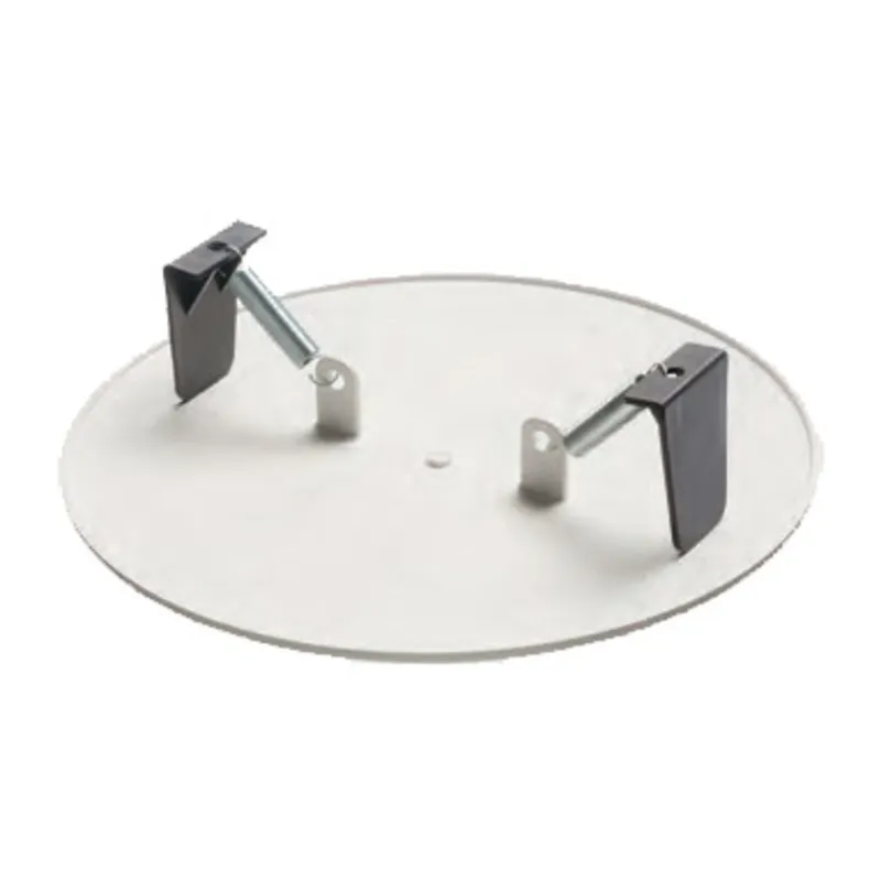 Round Box Cover, Diameter: 9", White, Non-Metallic
