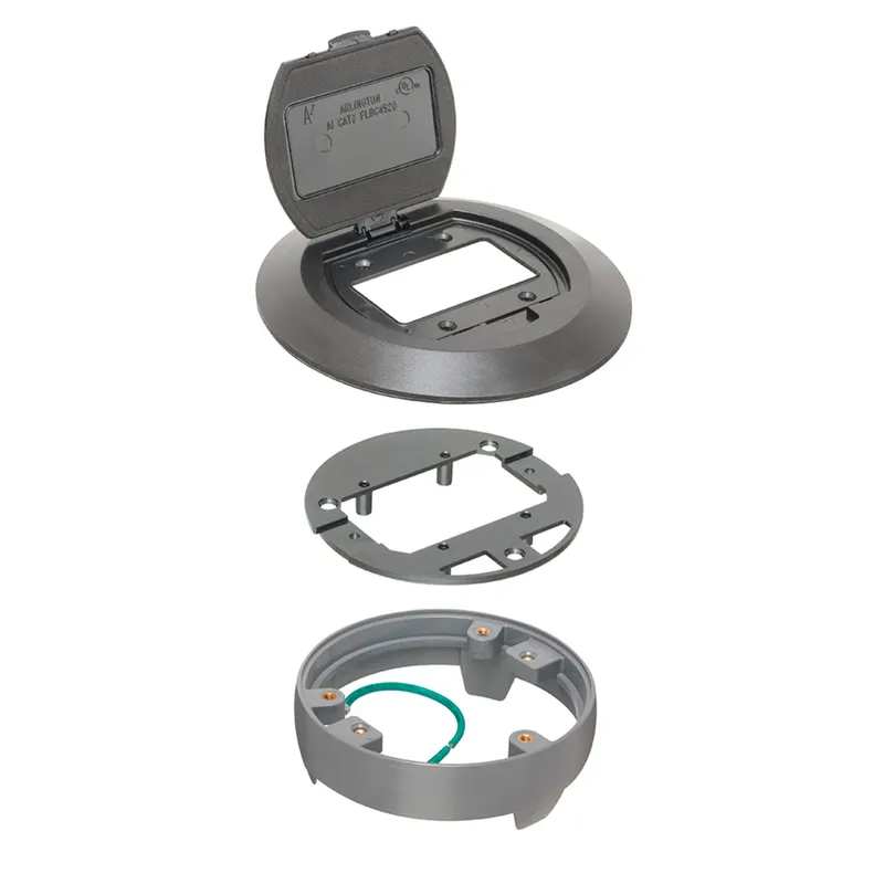 6" Round Cover Kit, Black