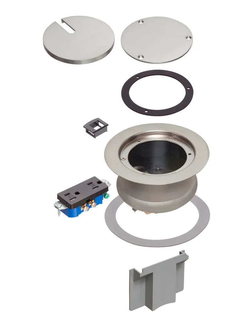InBox Cover Kit, Nickel-Plated Brass