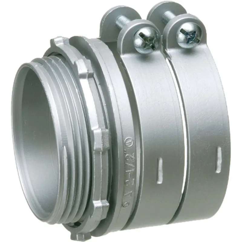 Flex Connector, 2-Screw, Straight, 3 Inch, Die Cast Zinc
