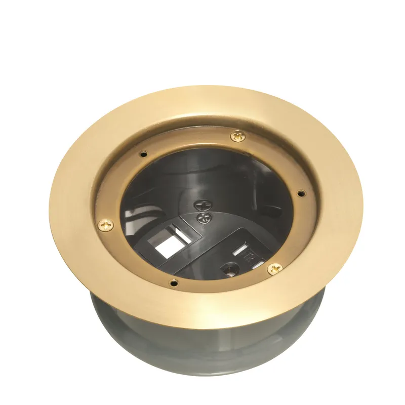 InBox Round Cover Kit, Brass