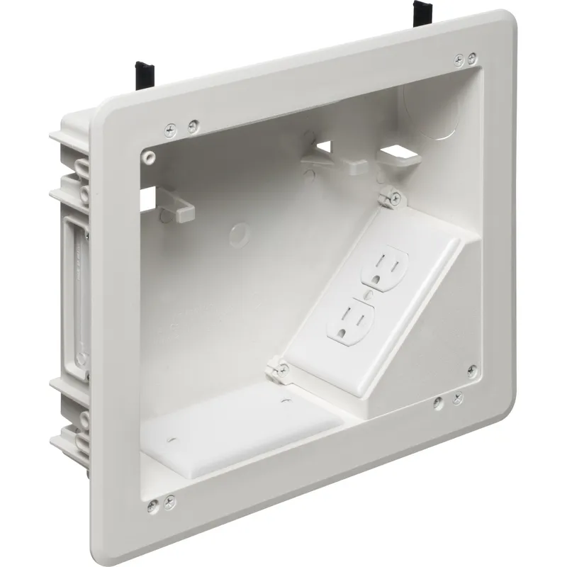 Recessed Electrical Box 8" X 10", White