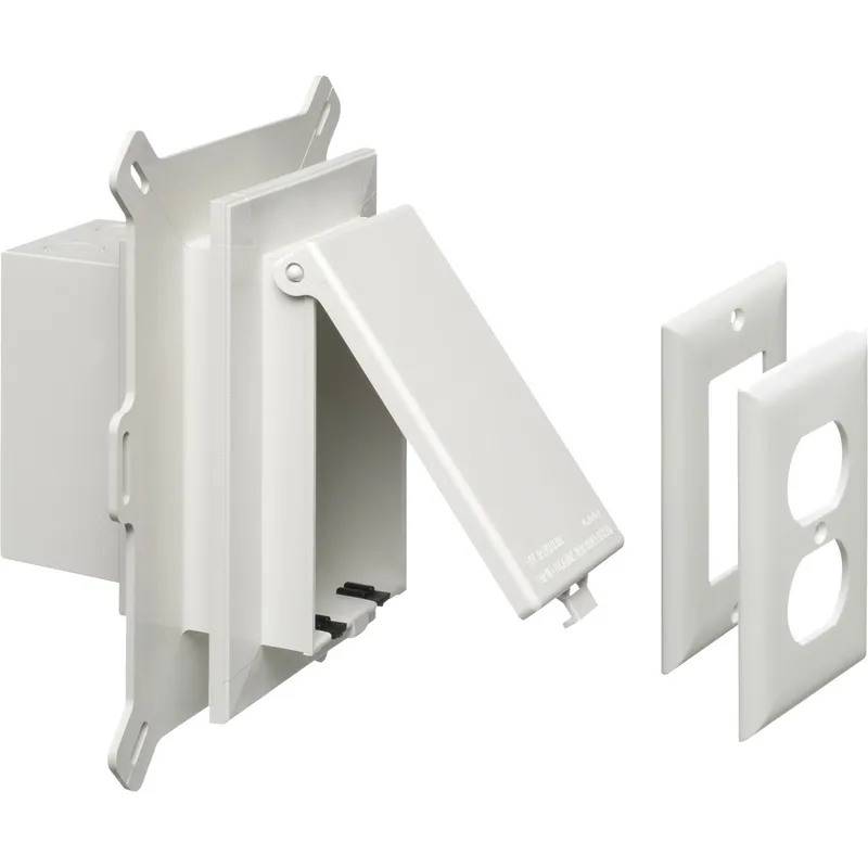 Weatherproof-In-Use Box, 1-Gang, Recessed, Vertical