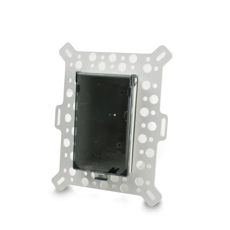 Weatherproof-In-Use Box, 1-Gang, Recessed, Vertical, Non-Metallic, Clear Cover