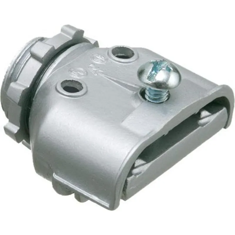 MC/AC Connector, 3/8", Duplex, Zinc Die Cast