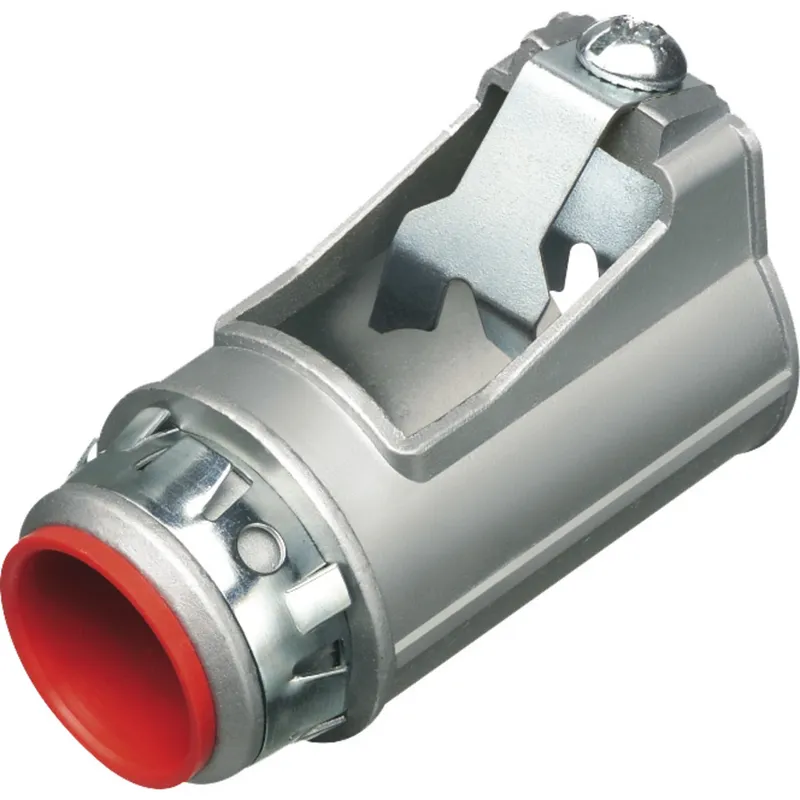MC/AC/Flex Connector, Size: 3/4", Insulated, Zinc Die Cast