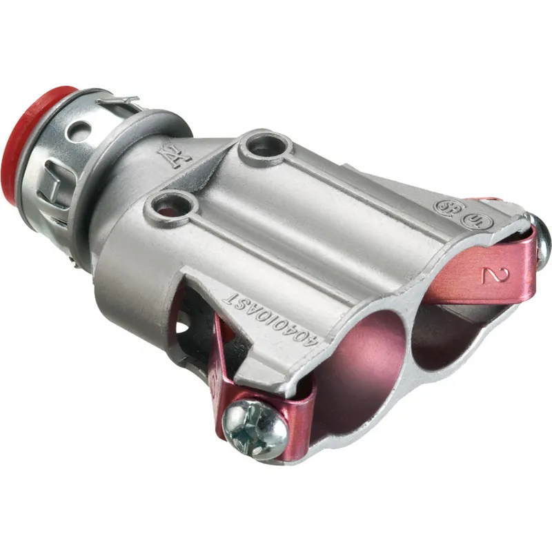 AC/MC/Flex Connector, Duplex, Insulated, 3/4", Zinc Die Cast