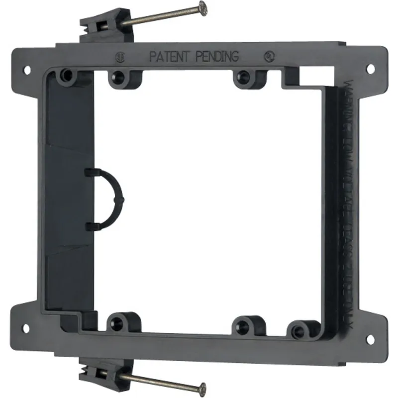 Mounting Bracket, 2-Gang, Low Voltage, Non-Metallic