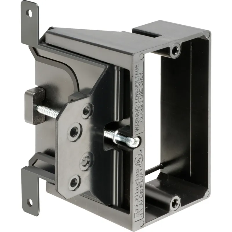 Low Voltage Mounting Bracket, 1-Gang, Adjustable
