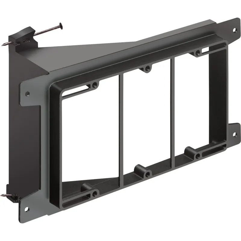 Low Voltage Box, 3-Gang, Nail-On, Non-Metallic