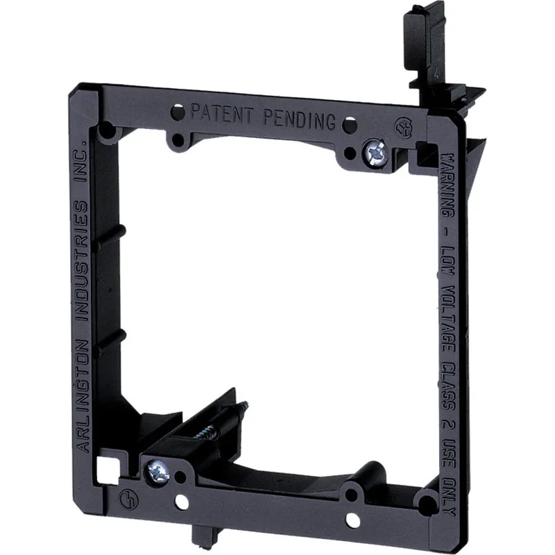 Mounting Bracket, 2-Gang, Low Voltage, Non-Metallic
