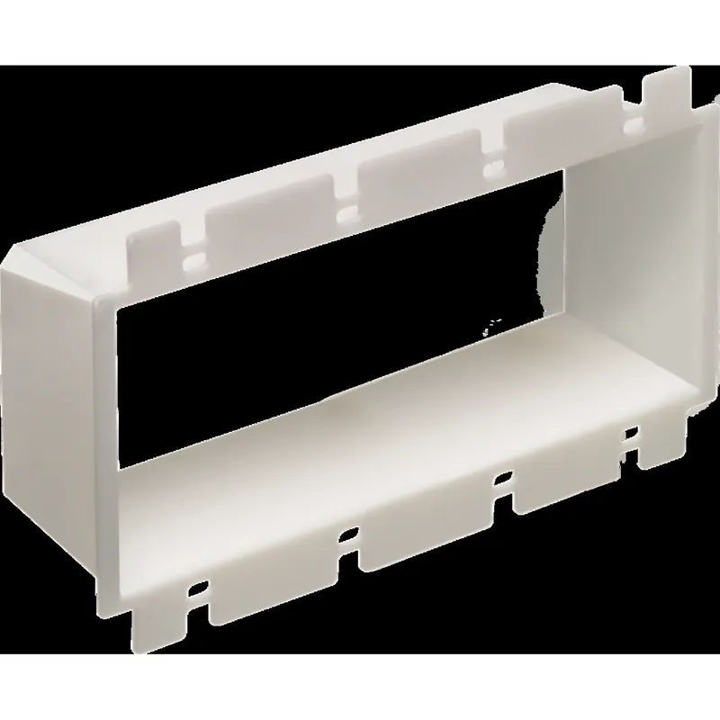 Box Extender, 4-Gang, 1-1/2" Deep, Non-Metallic