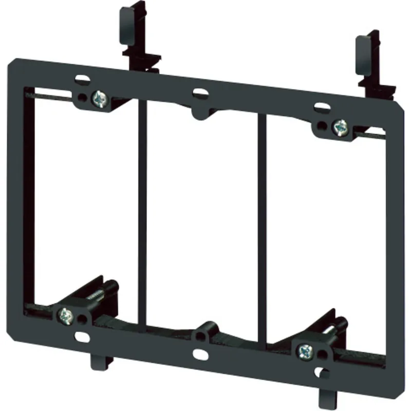 Mounting Bracket, 3-Gang, Low Voltage, Non-Metallic