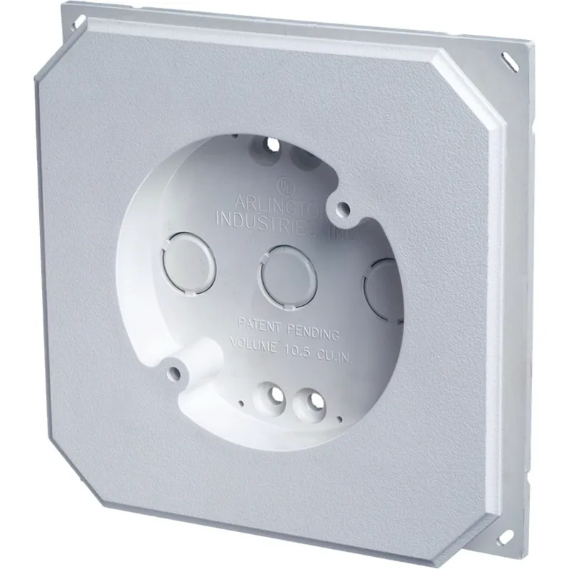 Siding Mounting Block with Flange, Vertical Mount, Non-Metallic