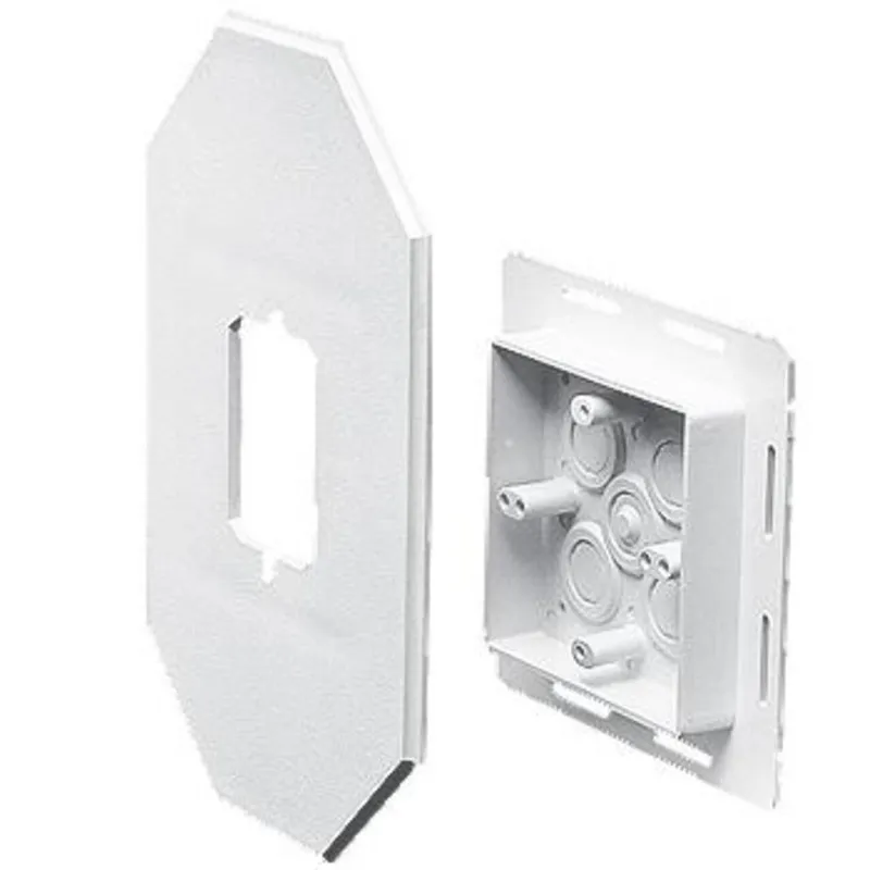 Siding Box Kit with Flange, Vertical, Weatherproof, Non-Metallic