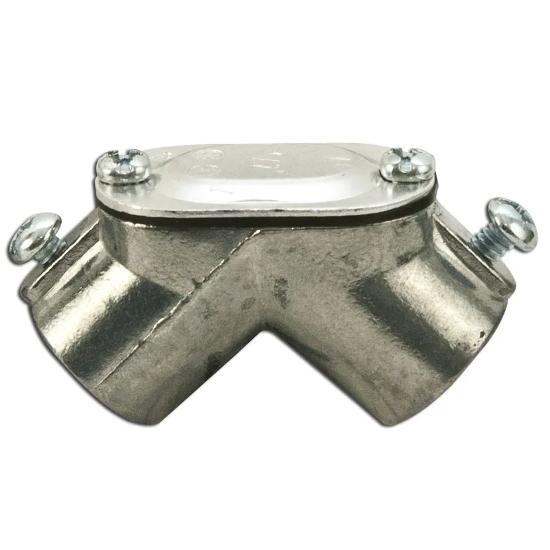 Pulling Elbow with Set Screws, 3/4", 90°, Zinc Die Cast