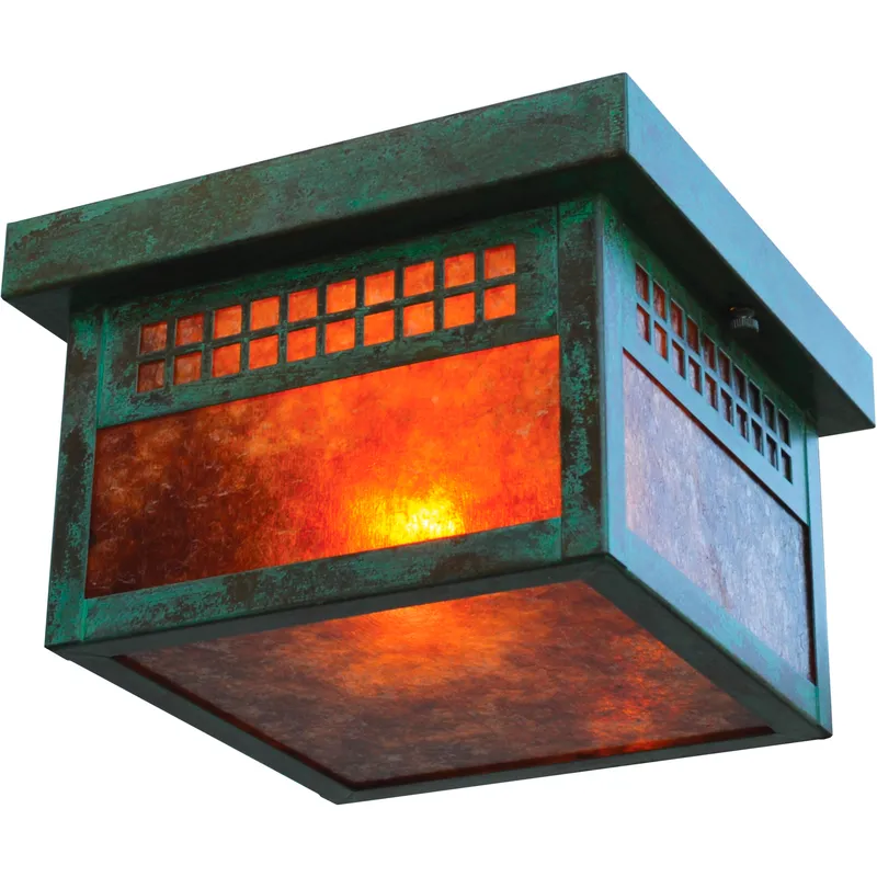 Glasgow 2 Light 8.38 inch Pewter Flush Mount Ceiling Light in Clear Seedy