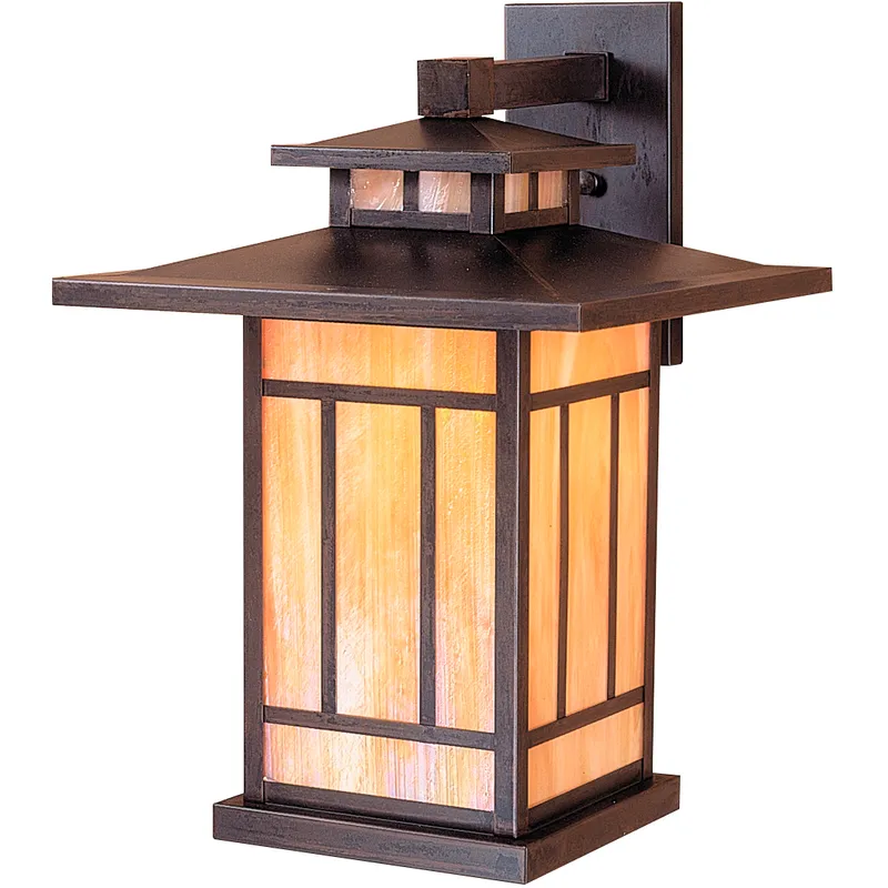 Kennebec 1 Light 17.5 inch Verdigris Patina Outdoor Wall Mount in Clear Seedy