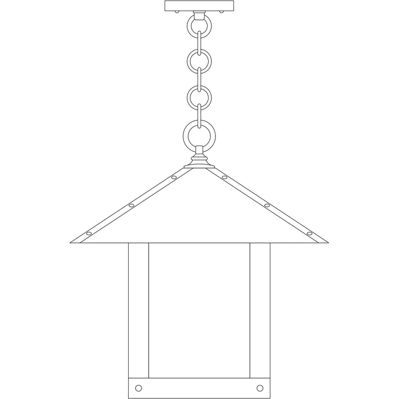 Timber Ridge 1 Light 16 inch Pewter Pendant Ceiling Light in Frosted