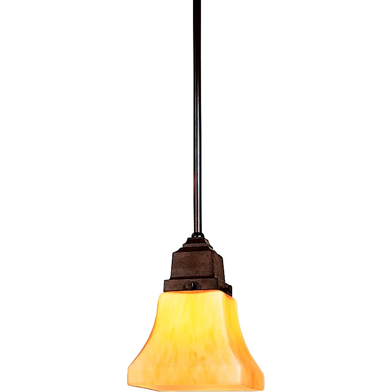 Ruskin 1 Light 5 inch Bronze Pendant Ceiling Light, Glass Sold Separately