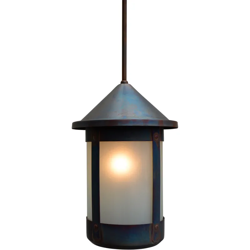 Berkeley 1 Light 8.38 inch Rustic Brown Pendant Ceiling Light in Amber Mica