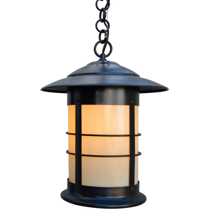 Newport 1 Light 13.75 inch Antique Copper Pendant Ceiling Light in Clear Seedy