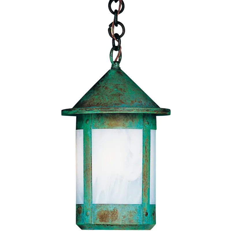 Berkeley 1 Light 5.63 inch Antique Copper Pendant Ceiling Light in Rain Mist