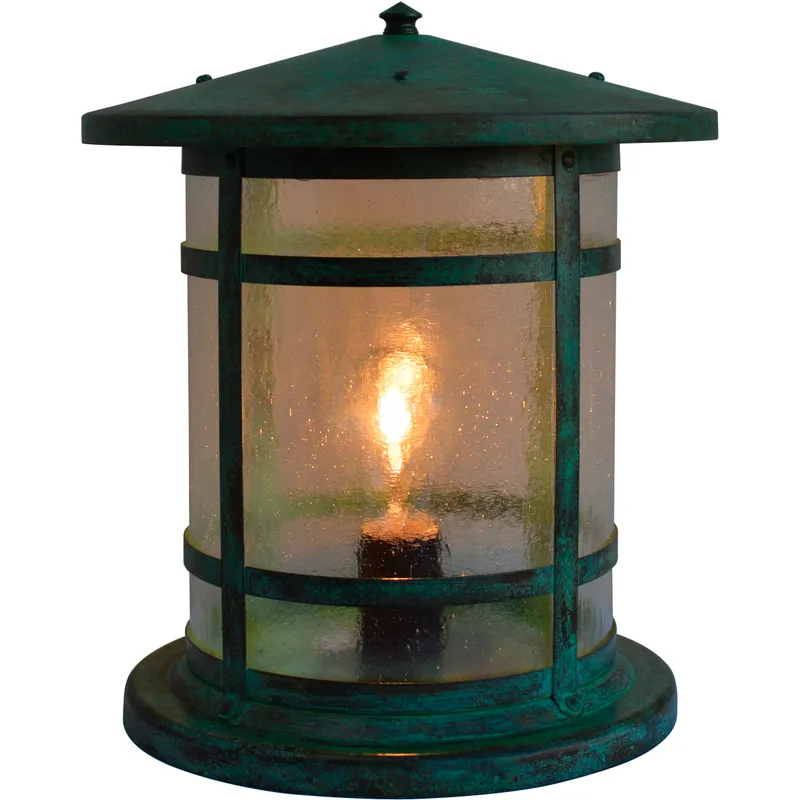 Berkeley 1 Light 12.75 inch Pewter Column Mount in Tan