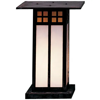 Glasgow 1 Light 12.75 inch Bronze Column Mount in Almond Mica