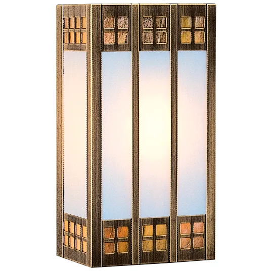 Glasgow 1 Light 6.5 inch Pewter ADA Wall Mount Wall Light in Clear Seedy