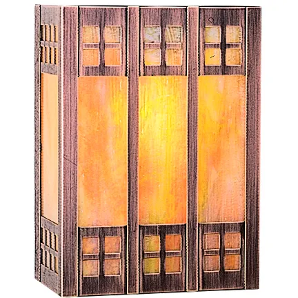 Glasgow 1 Light 6.5 inch Antique Copper ADA Wall Mount Wall Light in Cream