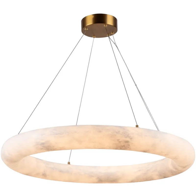 Camila LED 27 inch Brushed Brass Chandelier Ceiling Light