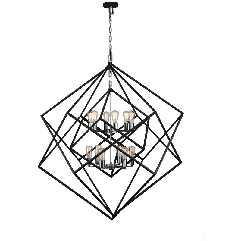 Artistry LED 47 inch Polished Nickel Chandelier Ceiling Light