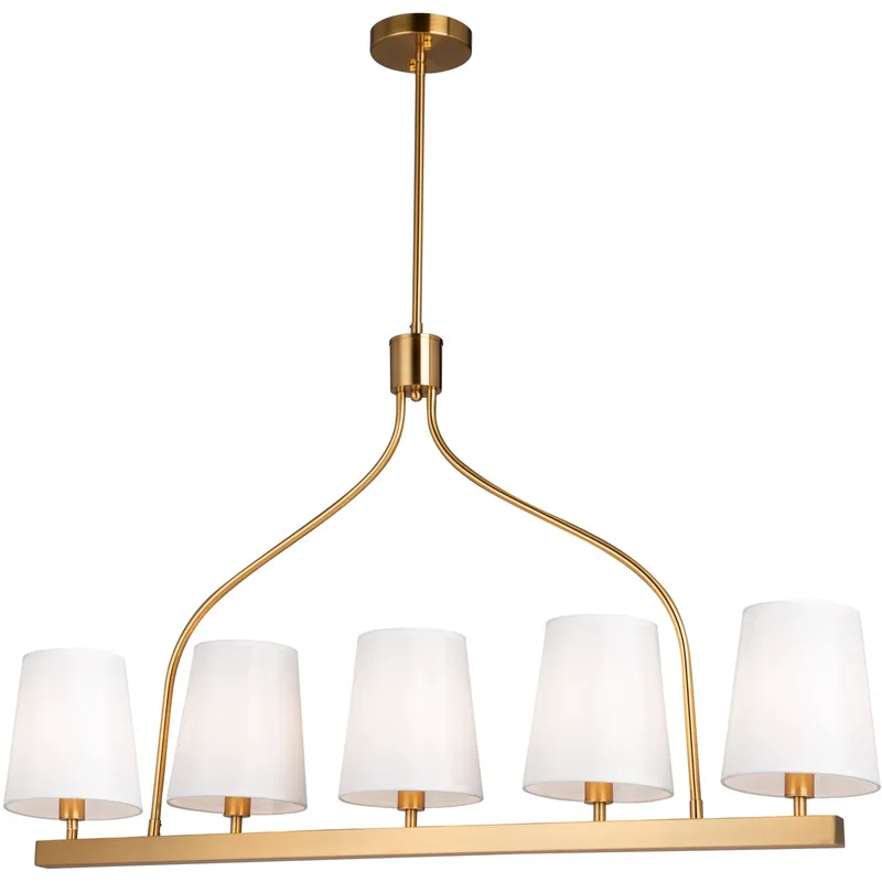 Rhythm Island Light Ceiling Light in Brushed Gold