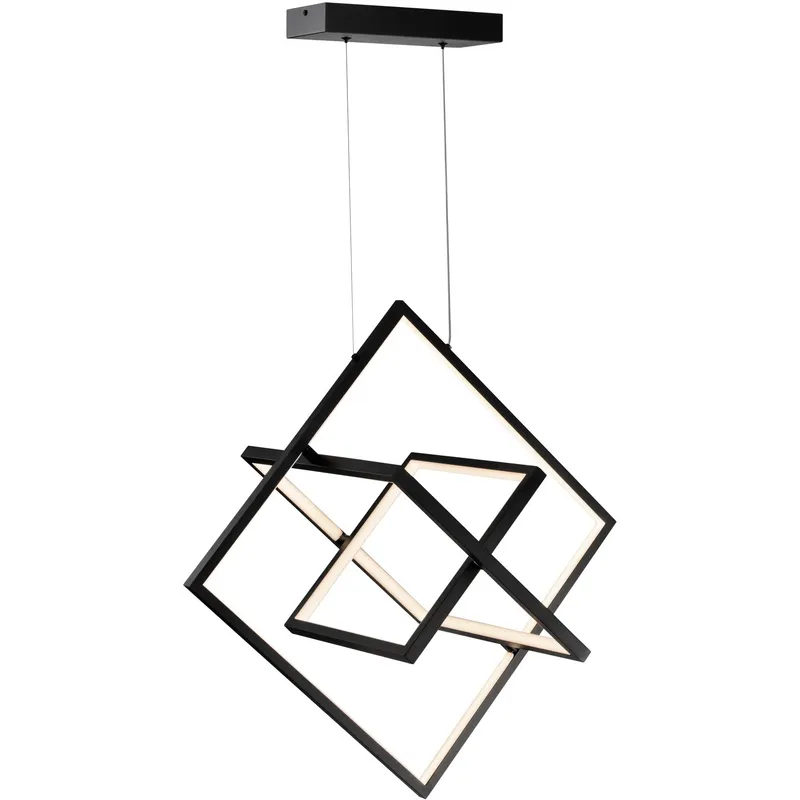 Graymar LED 19.8 inch Black Pendant Ceiling Light