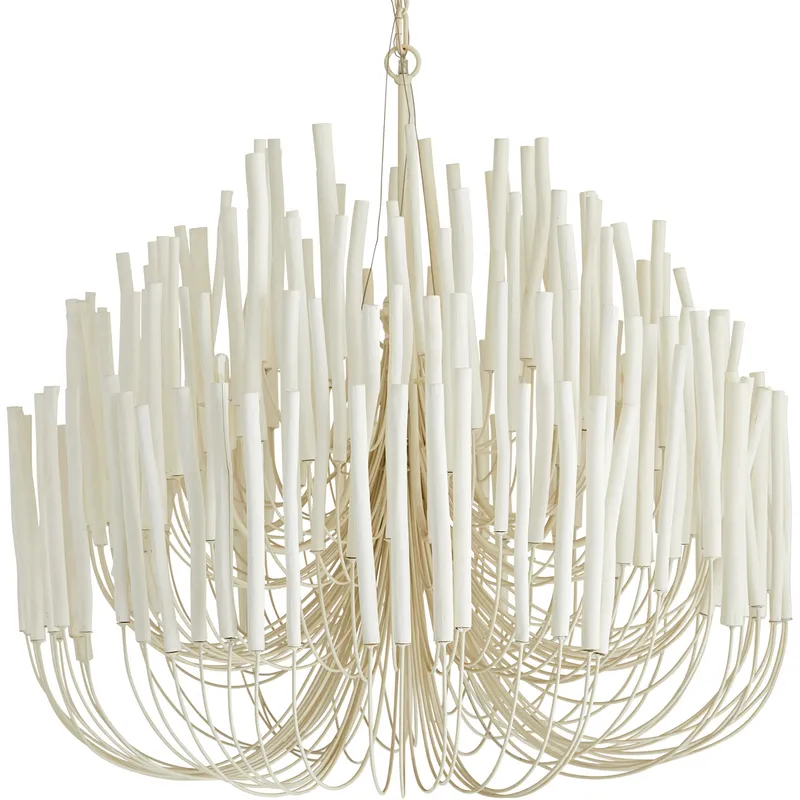Tilda 6 Light 36 inch White Chandelier Ceiling Light, Large
