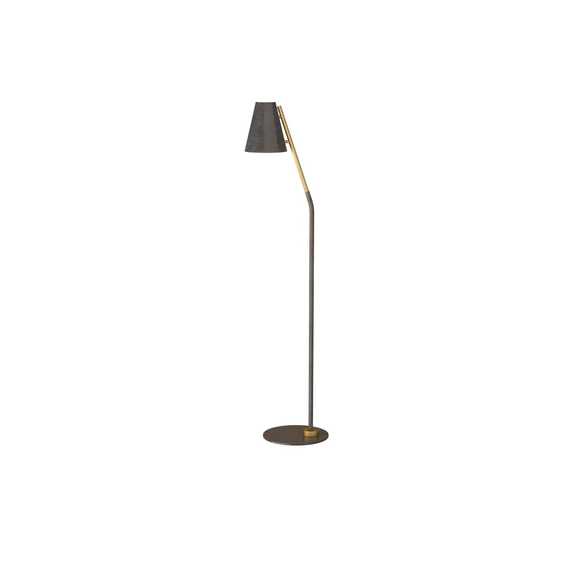 Zealand 54.5 inch 60 watt English Bronze Floor Lamp Portable Light