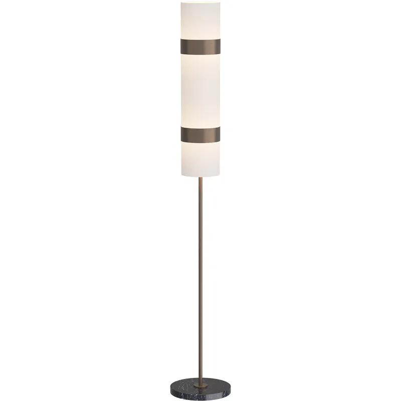 Belton 72.5 inch 60 watt English Bronze Floor Lamp Portable Light