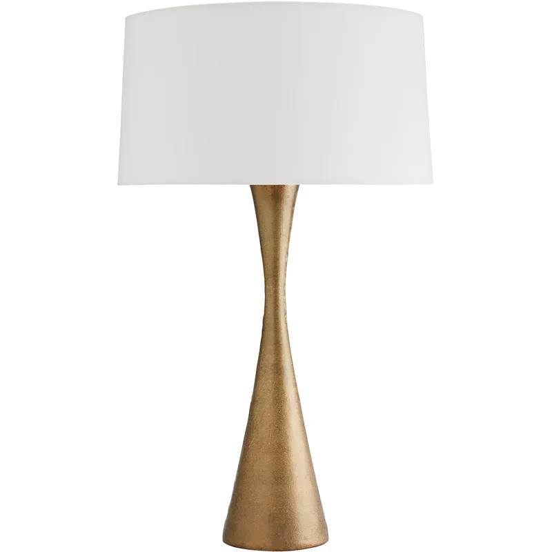 Narsi 30.5 inch 150 watt Antique Brass Table Lamp Portable Light