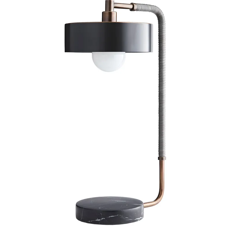 Aaron 24 inch 60 watt Bronze/Heritage Brass/Gray/Black Table Lamp Portable Light